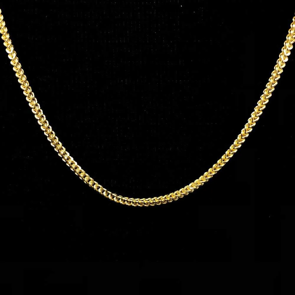 10K Yellow Gold Franco Chain Lightweight