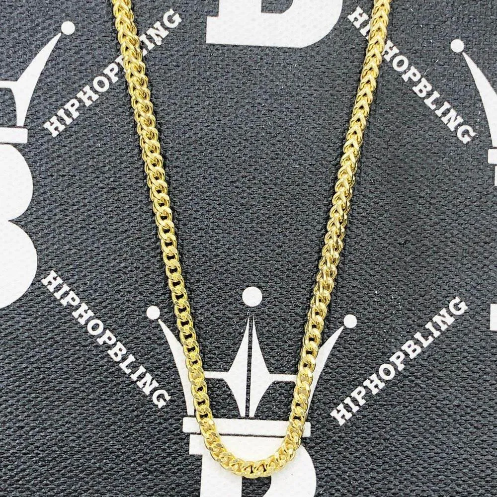 10K Yellow Gold Franco Chain Lightweight