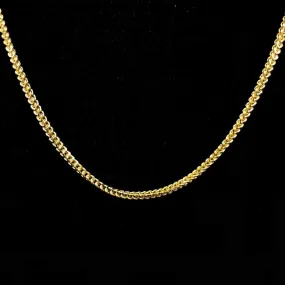 10K Yellow Gold Franco Chain Lightweight