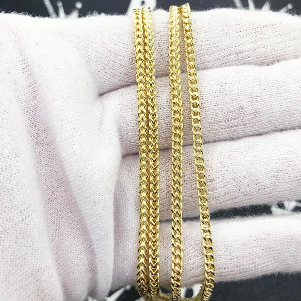 10K Yellow Gold Franco Chain Lightweight