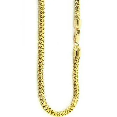 10K Yellow Gold Franco Chain Lightweight