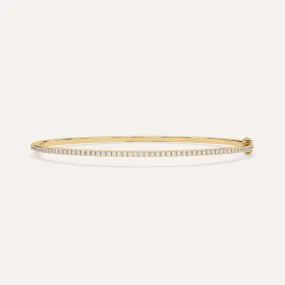 1/2 carat Pave, Bangle Diamond Bracelet