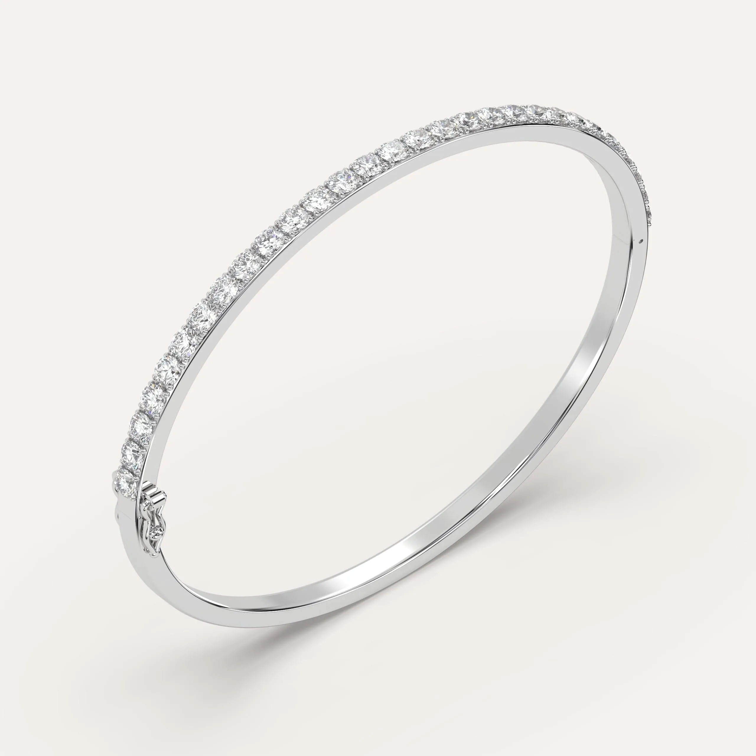 3 carat Pave, Bangle Diamond Bracelet