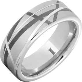 Abstract - Serinium Engraved Ring