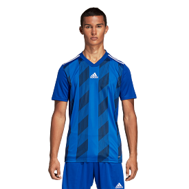 Adidas Adult Striped 19 Jersey (Blue/White)