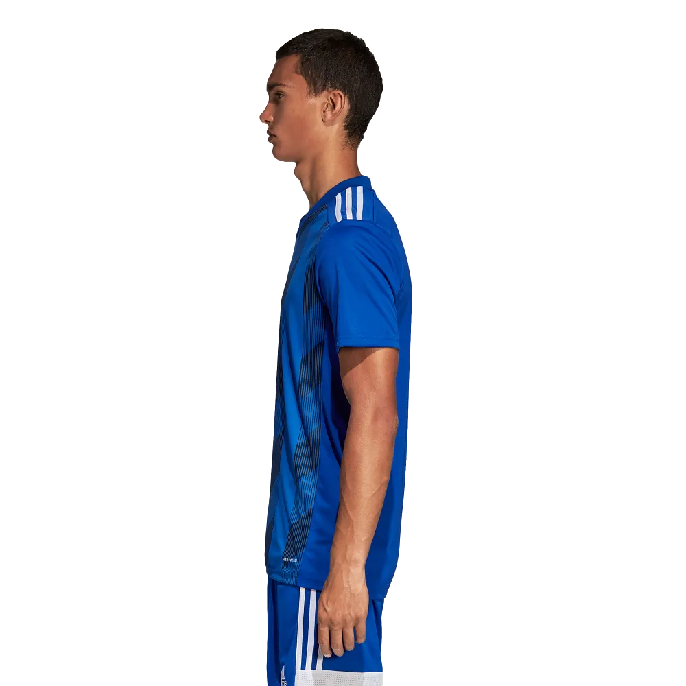 Adidas Adult Striped 19 Jersey (Blue/White)