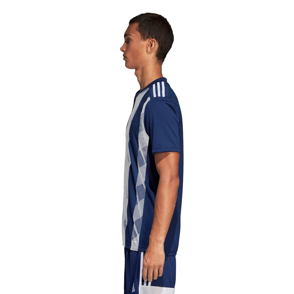 Adidas Adult Striped 19 Jersey (Dark Blue/White)