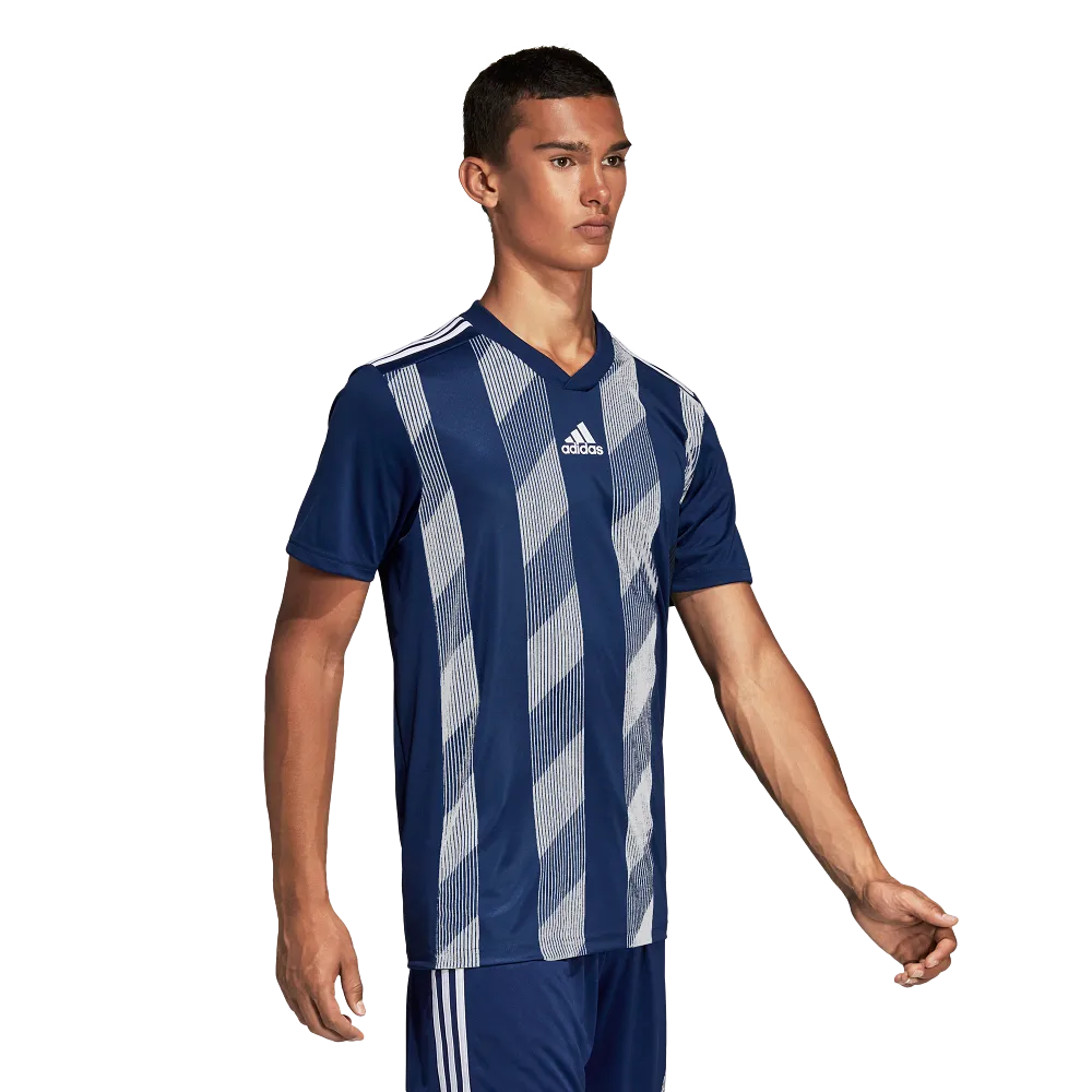 Adidas Adult Striped 19 Jersey (Dark Blue/White)