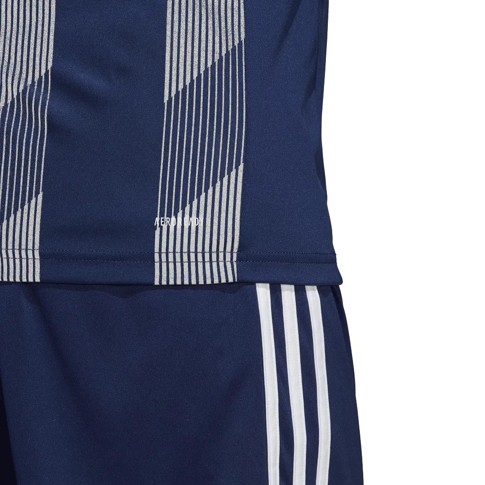 Adidas Adult Striped 19 Jersey (Dark Blue/White)