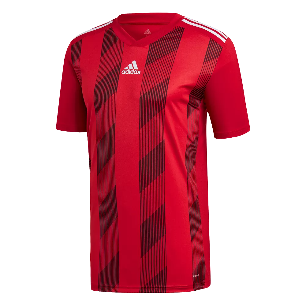 Adidas Adult Striped 19 Jersey (Red/White)