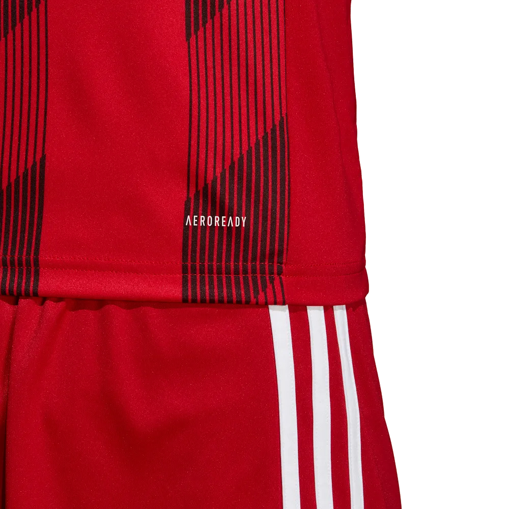 Adidas Adult Striped 19 Jersey (Red/White)