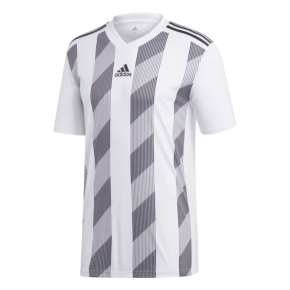 Adidas Adult Striped 19 Jersey (White/Black)