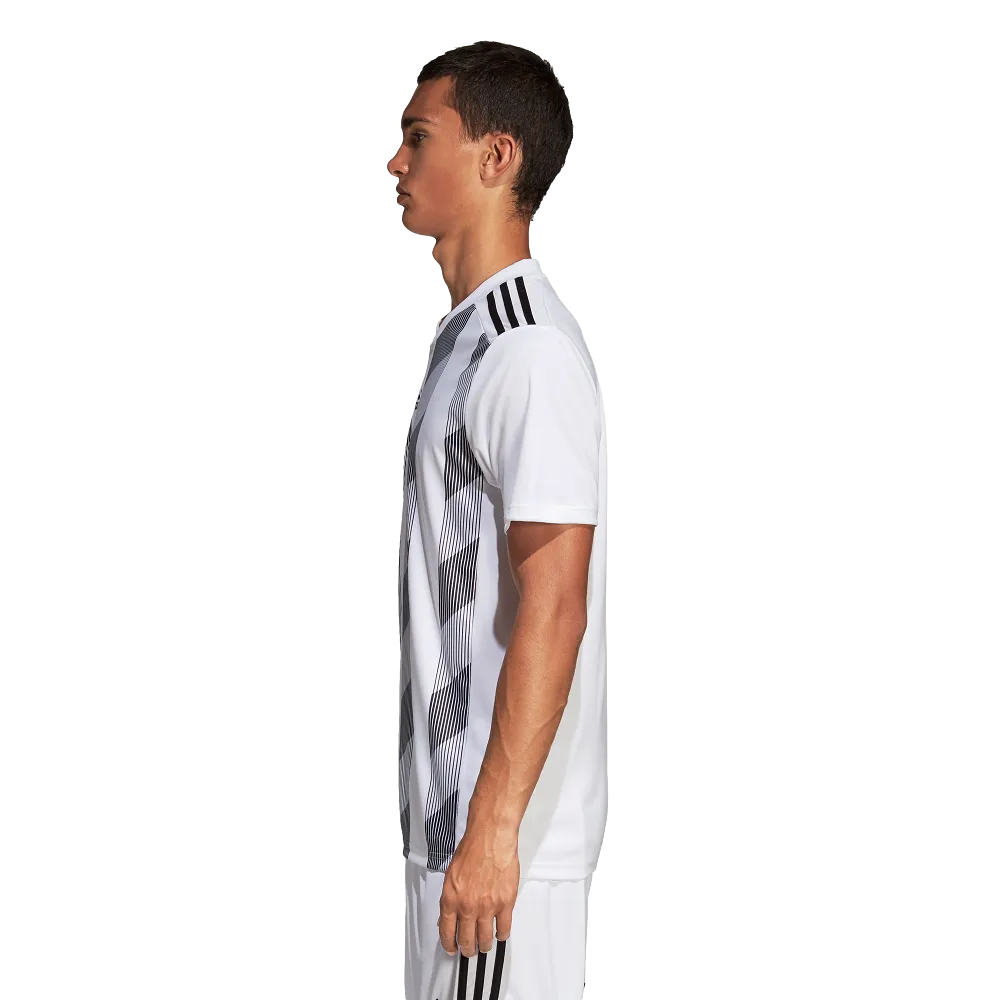 Adidas Adult Striped 19 Jersey (White/Black)