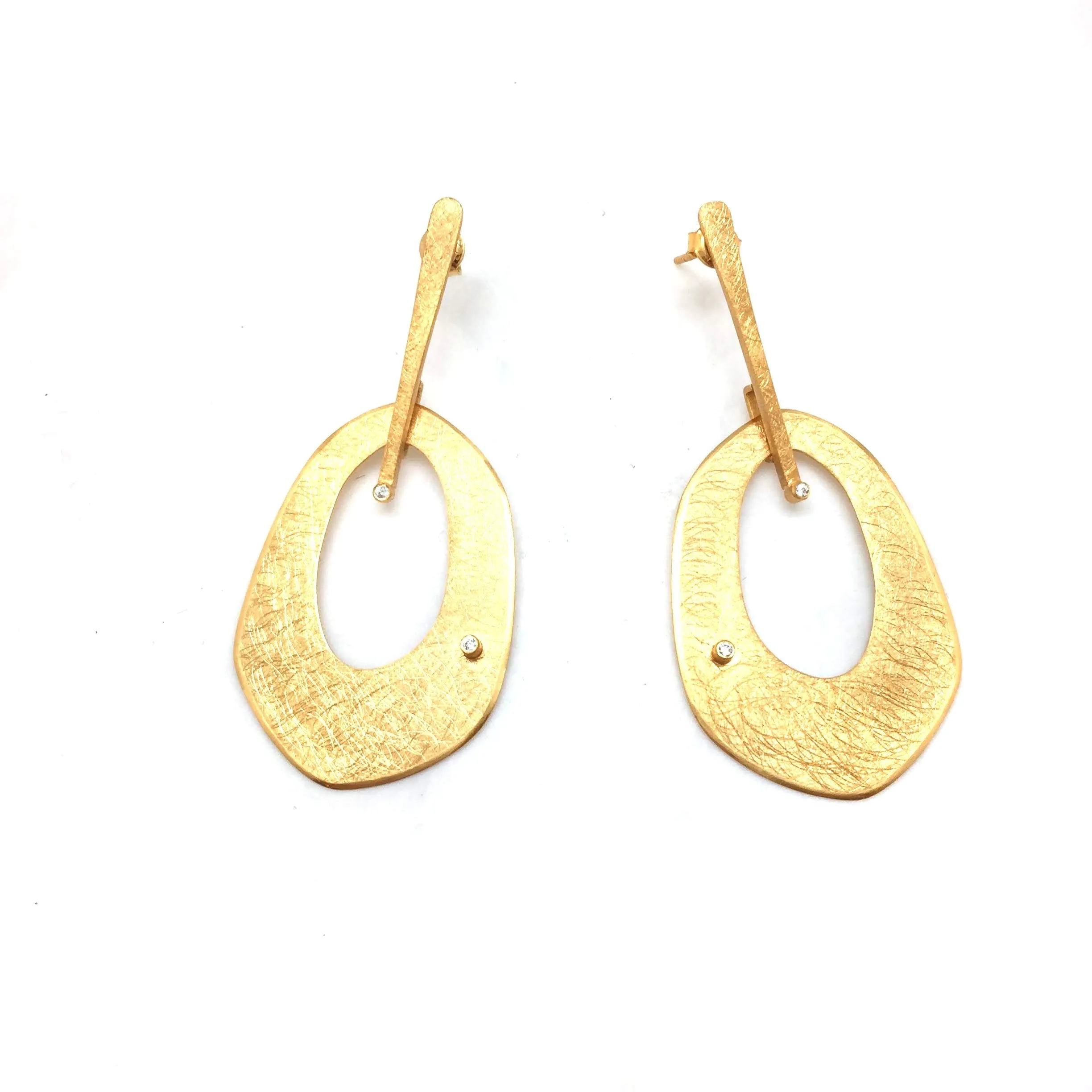 Adjustable Drop Earrings - Gold