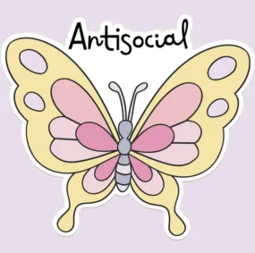 Anti Social Sticker