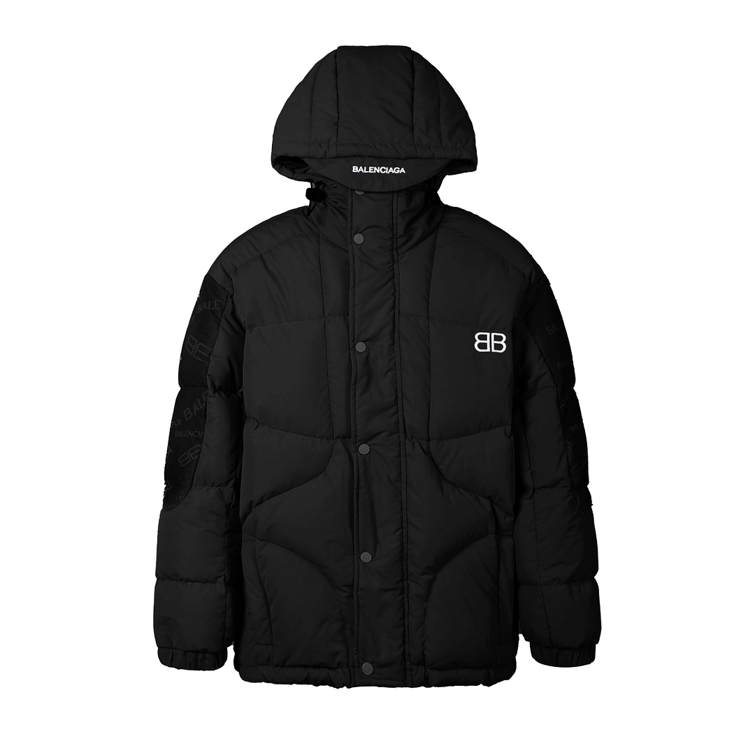 Balenciaga 23ss turtle down jacket series Black 12.5 (waterproof matte fabric)