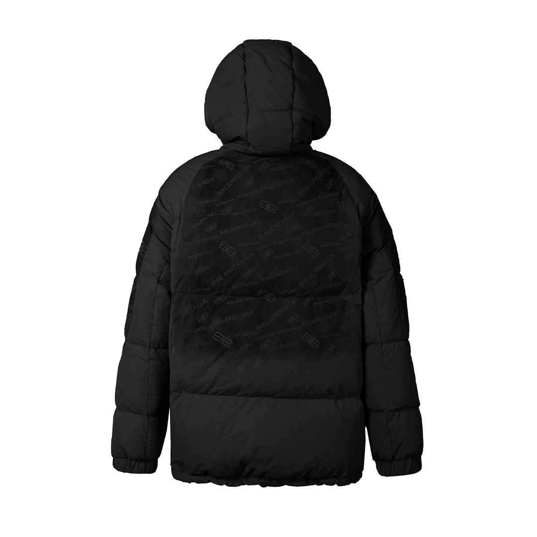 Balenciaga 23ss turtle down jacket series Black 12.5 (waterproof matte fabric)