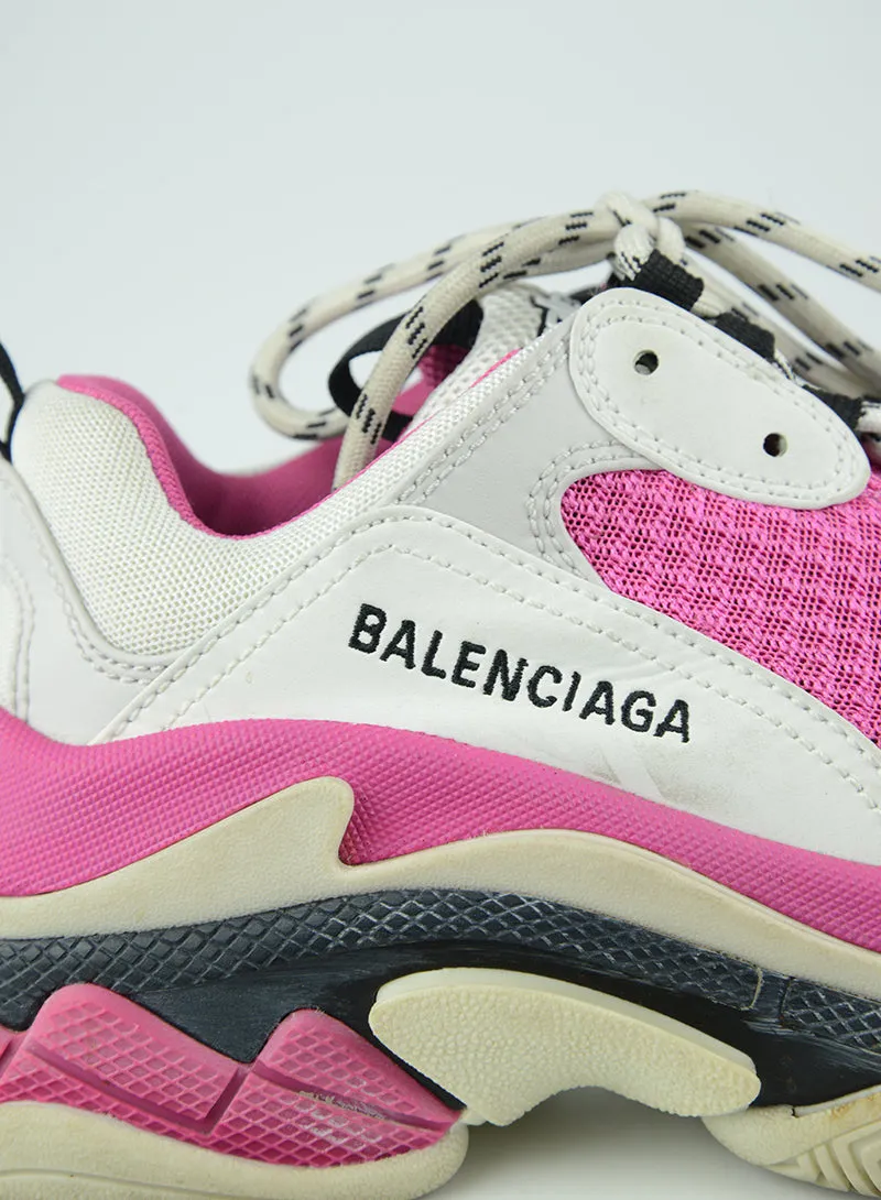 Balenciaga Sneakers Triple S rosa - N-