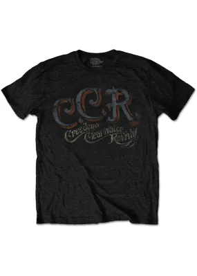 Band Shirts Creedence Clearwater Revival CCR T-Shirt Black