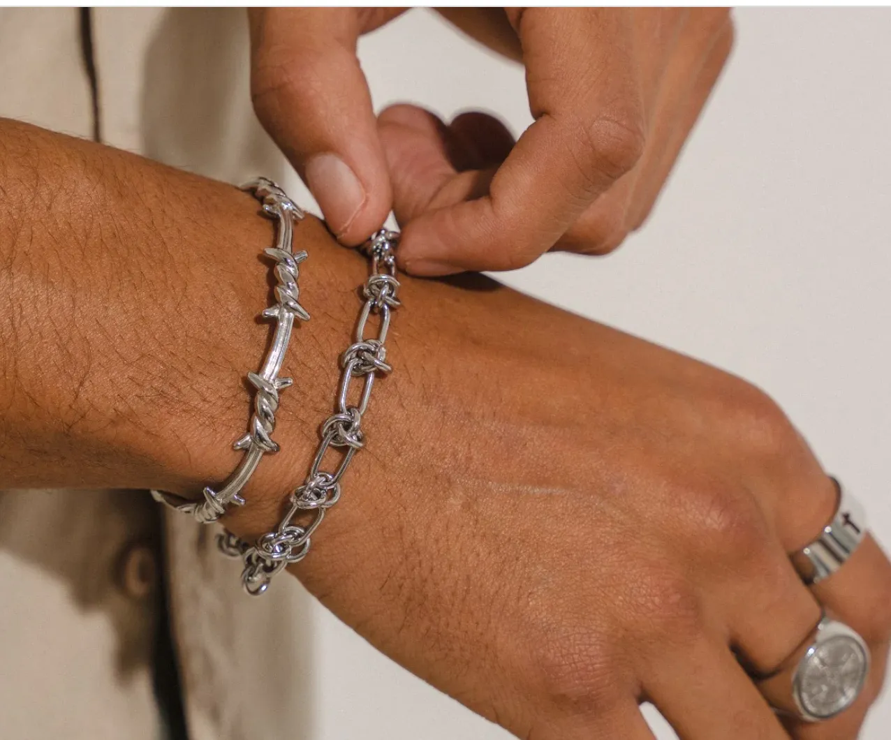 barbed wire bangle