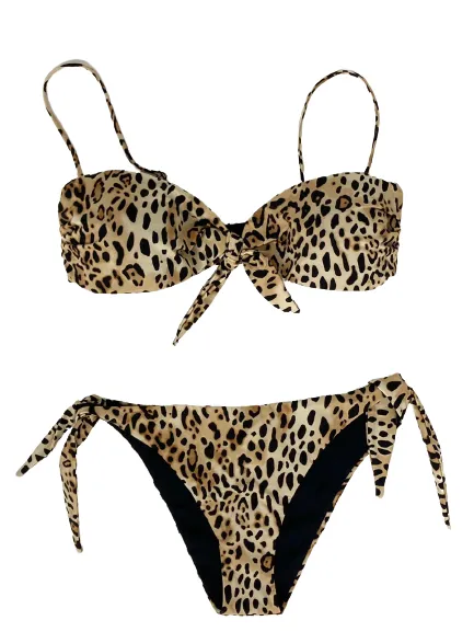 BIKINI A FASCIA FANTASIA ANIMALIER