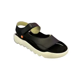 Black Adjustable Sandal