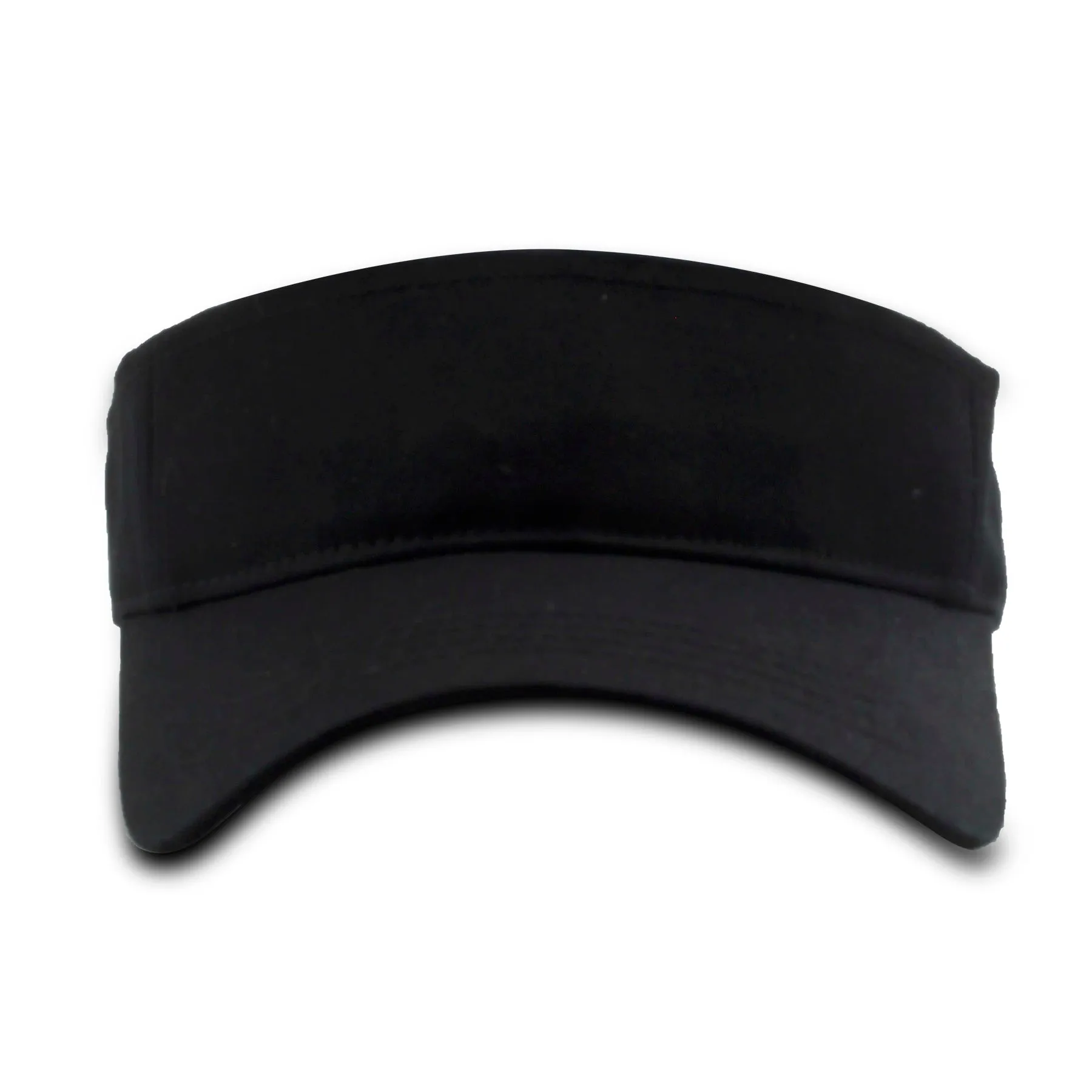 Black Blank Adjustable Visor