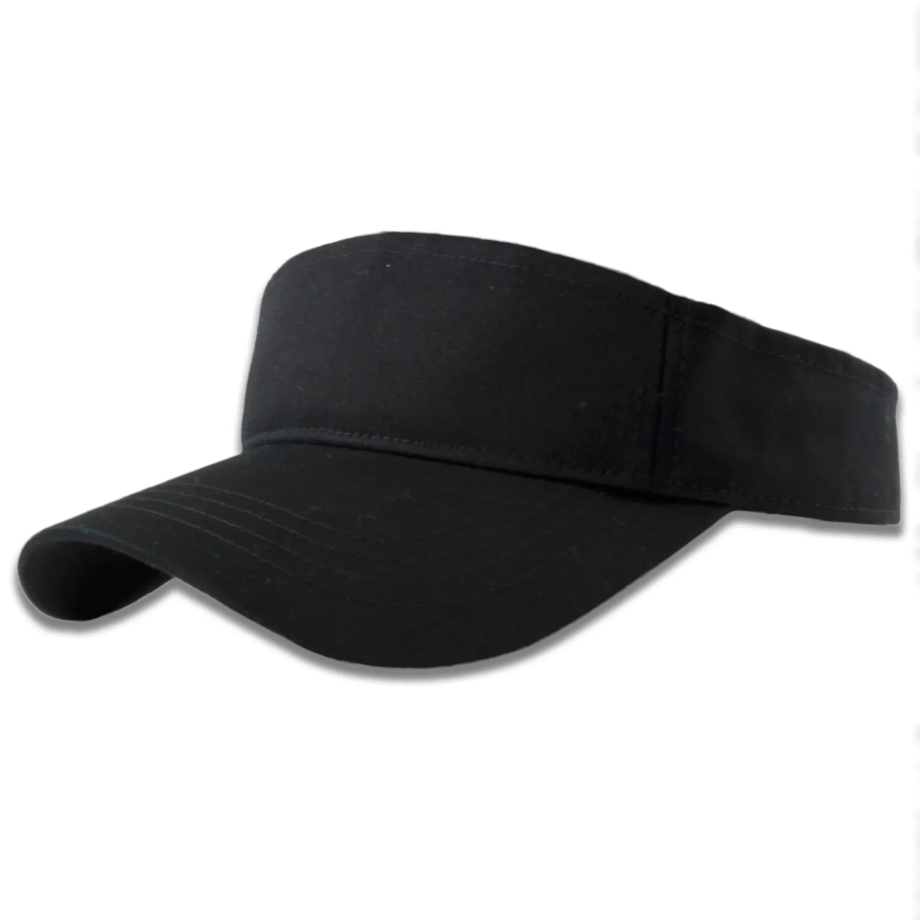 Black Blank Adjustable Visor