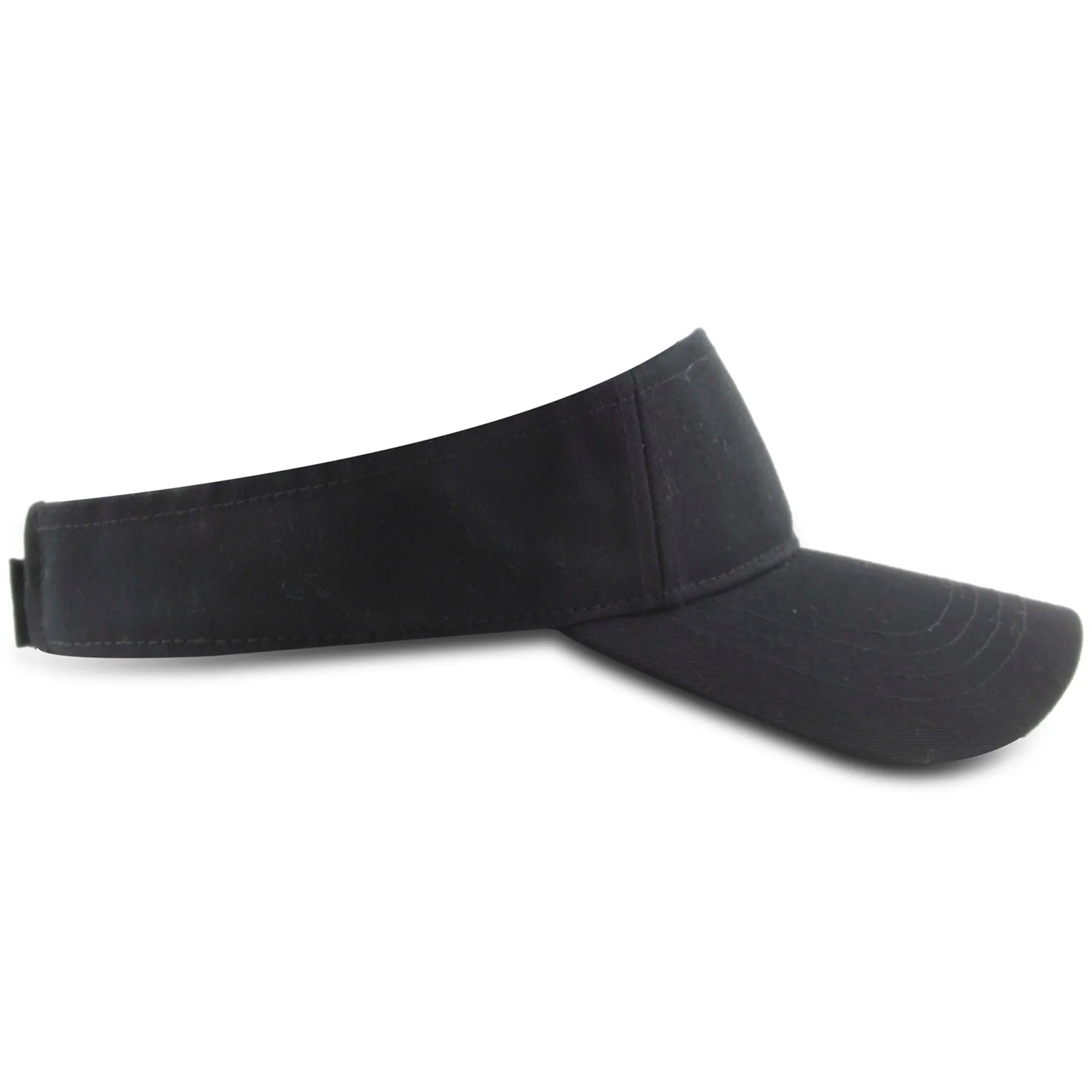 Black Blank Adjustable Visor