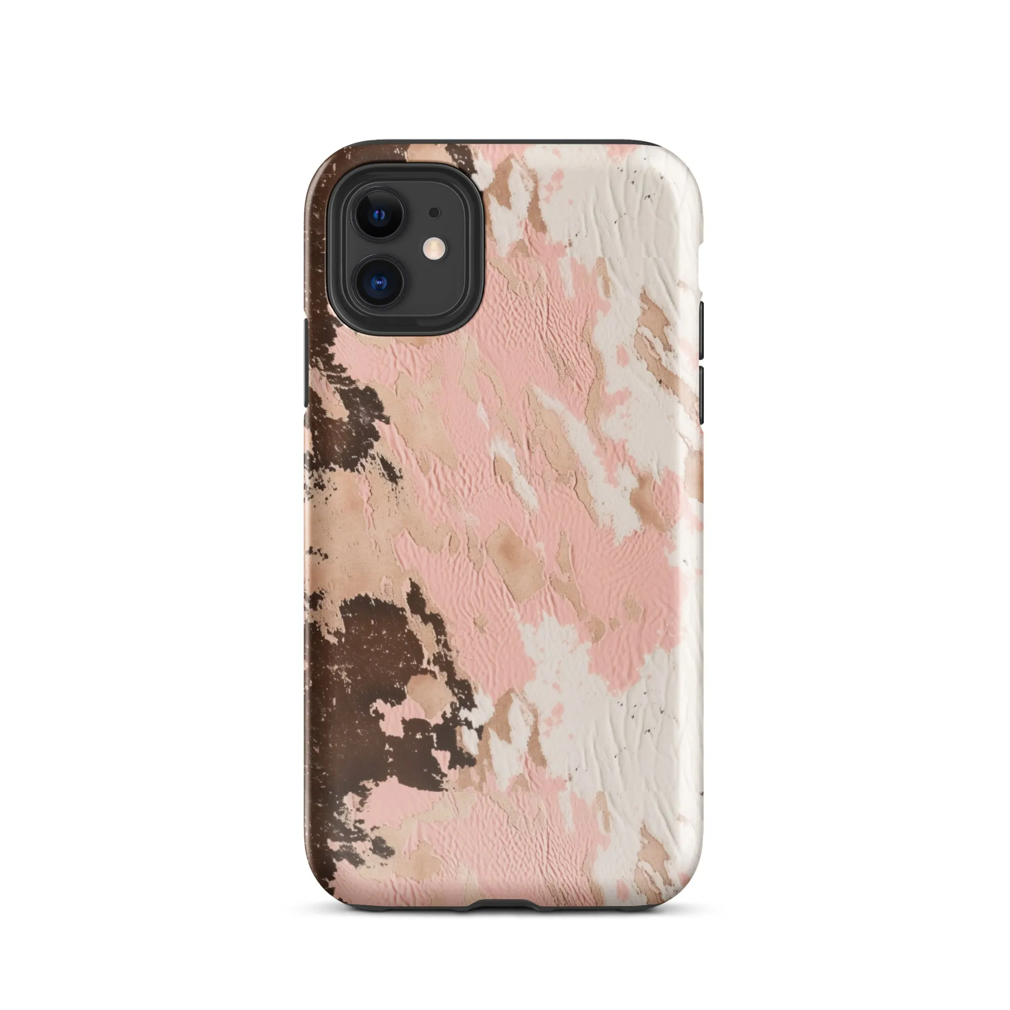 Blush Boho Cowhide Tough Case for iPhone®