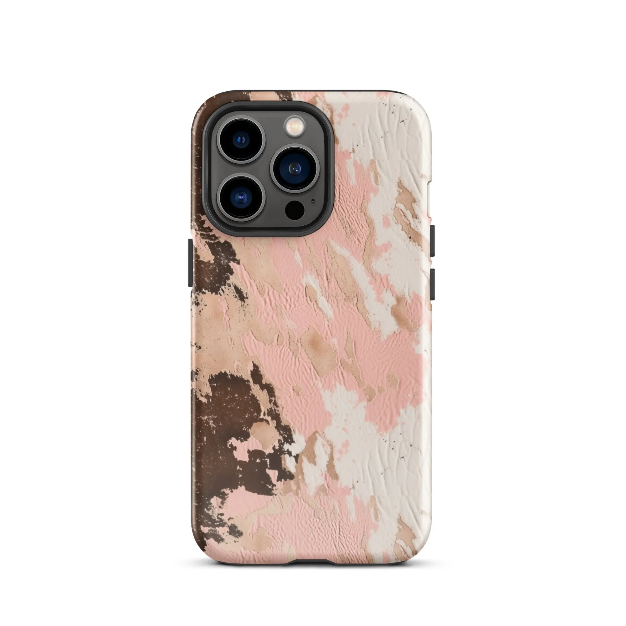 Blush Boho Cowhide Tough Case for iPhone®