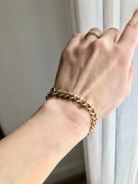 Brass Curblink Bracelet