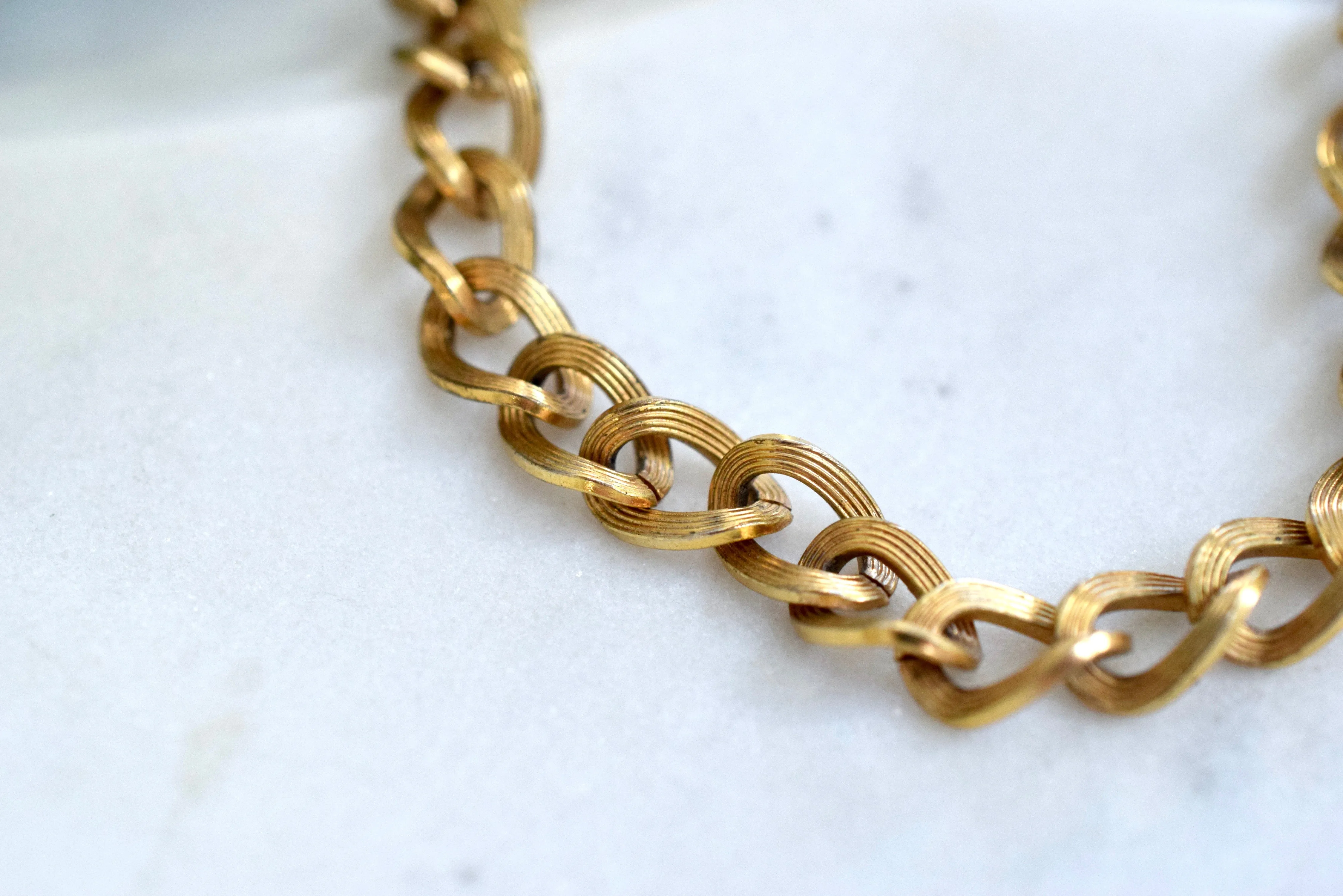 Brass Curblink Bracelet