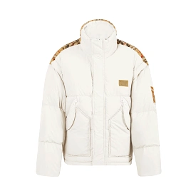 Burberry 24SS patchwork classic pattern down jacket White (detachable sleeves) 12.19