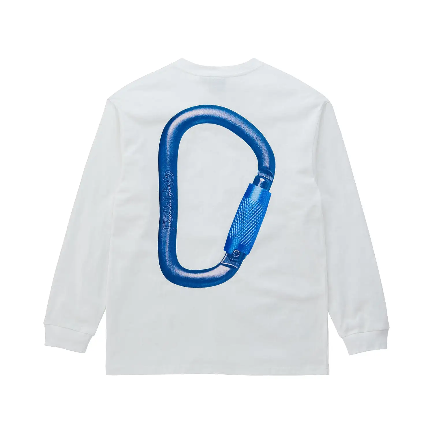 CARABINER L/S TEE WHITE