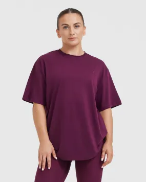 Classic Oversized Lightweight T-Shirt | Ripe Fig