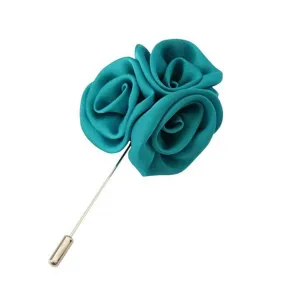 Daisy H made Boutonniere Stick Brooch PinWedding Bridegroom Lapel Pin Rose Men's Suits Flower Brooches SM6