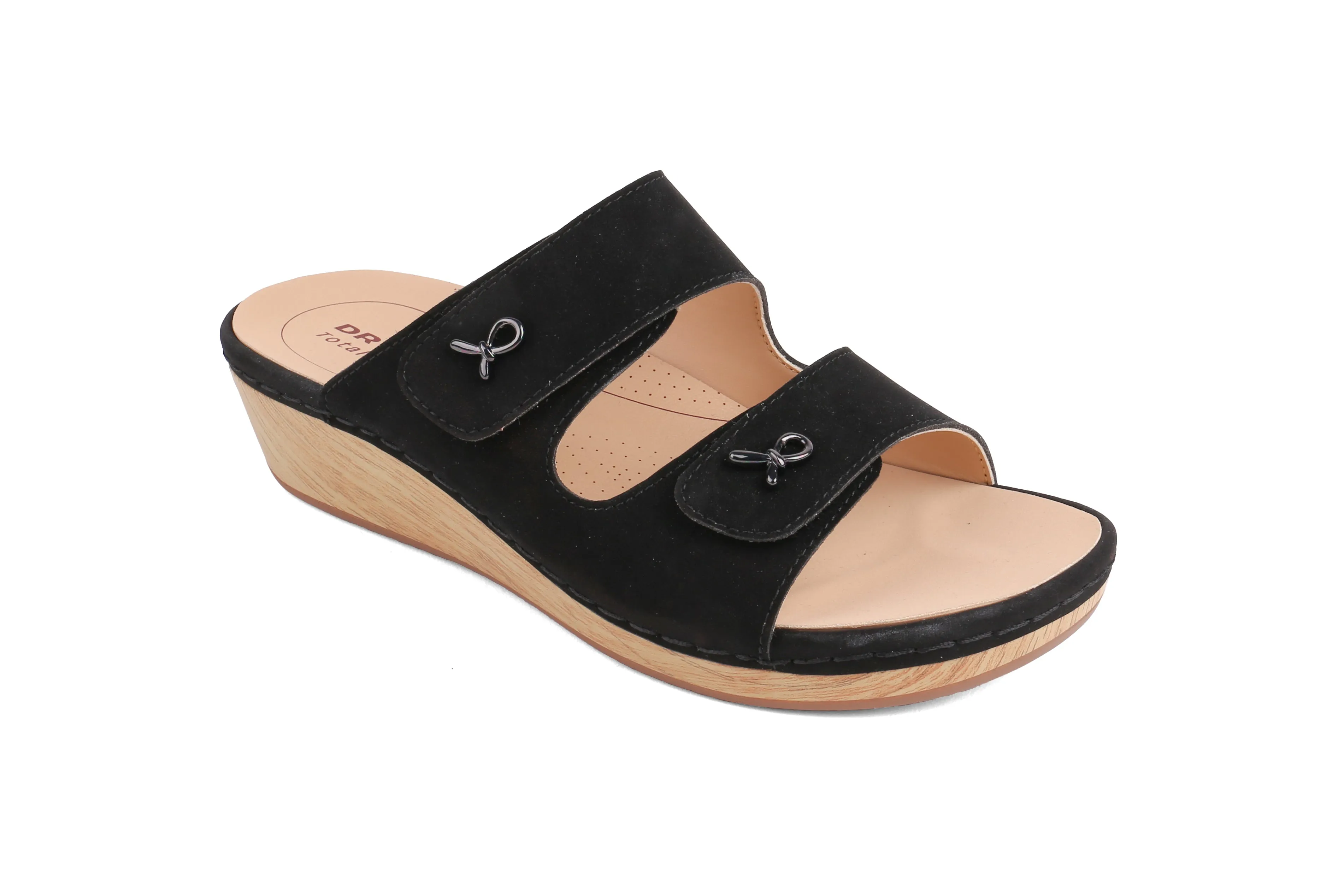 DR.KONG WOMEN REMOVABLE INSOLE SANDALS DK-S8000408E3-BLK(RP : $189)