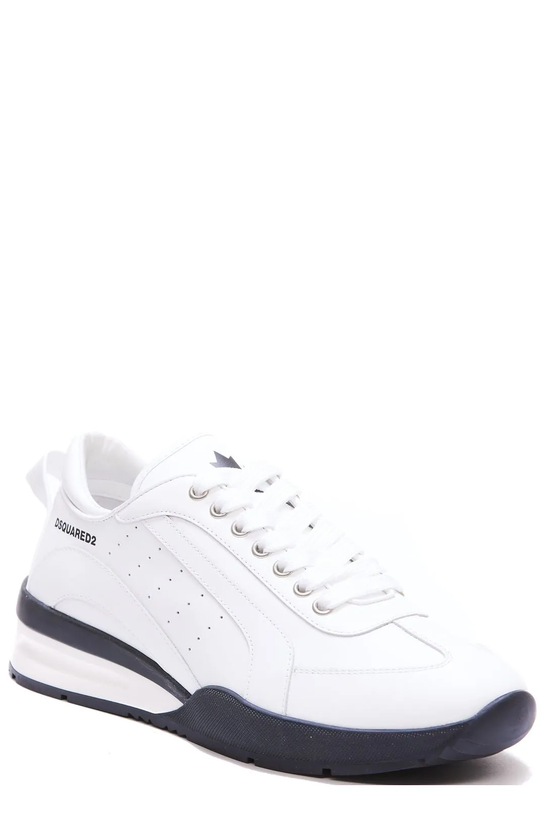 Dsquared2 Round-Toe Low-Top Sneakers