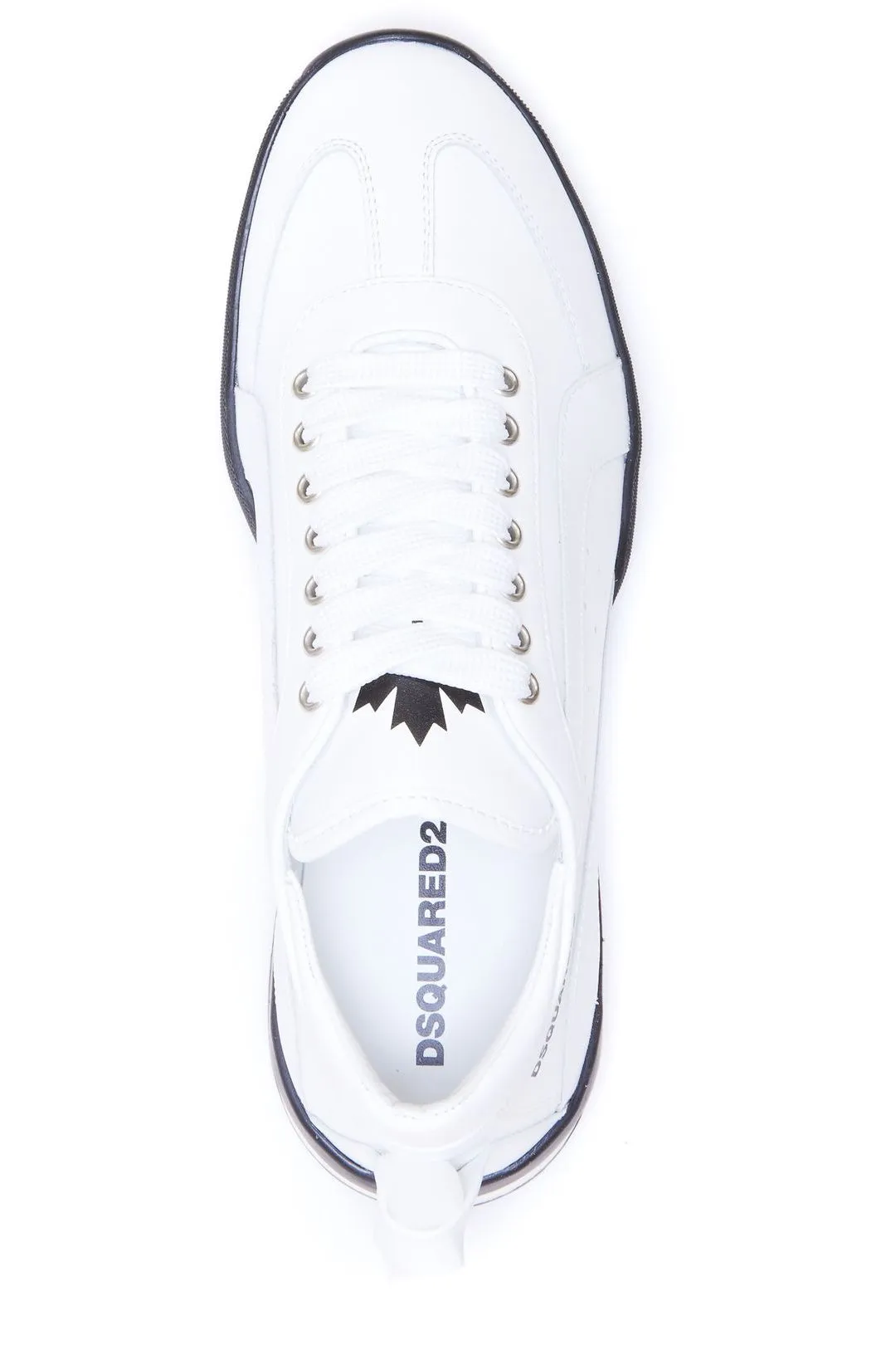 Dsquared2 Round-Toe Low-Top Sneakers