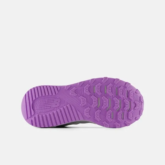 DynaSoft Nitrel Lace Trail Shoe - Grey Matter with Guava Ice and Purple Fade