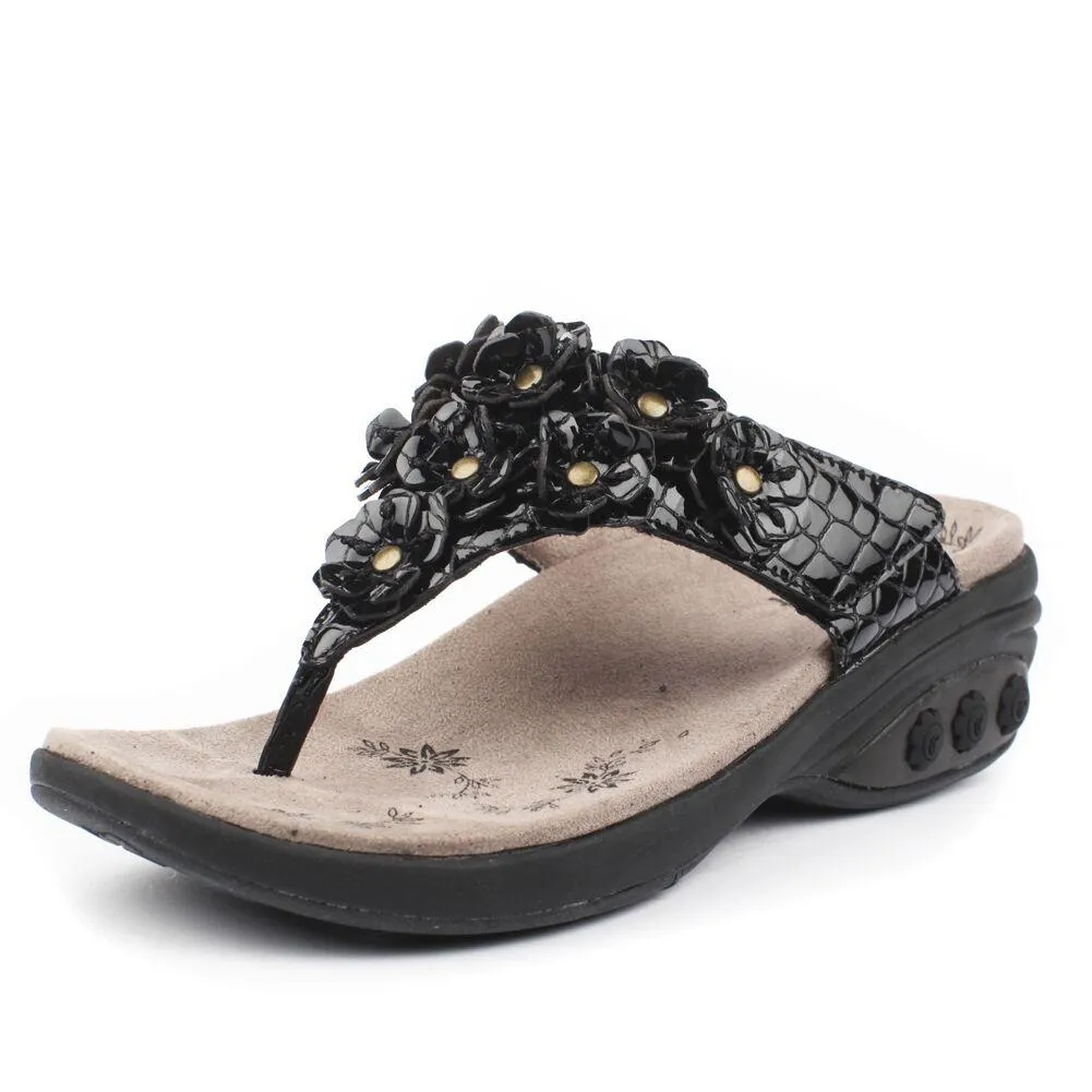 Flora Women's Adjustable Leather Sandal