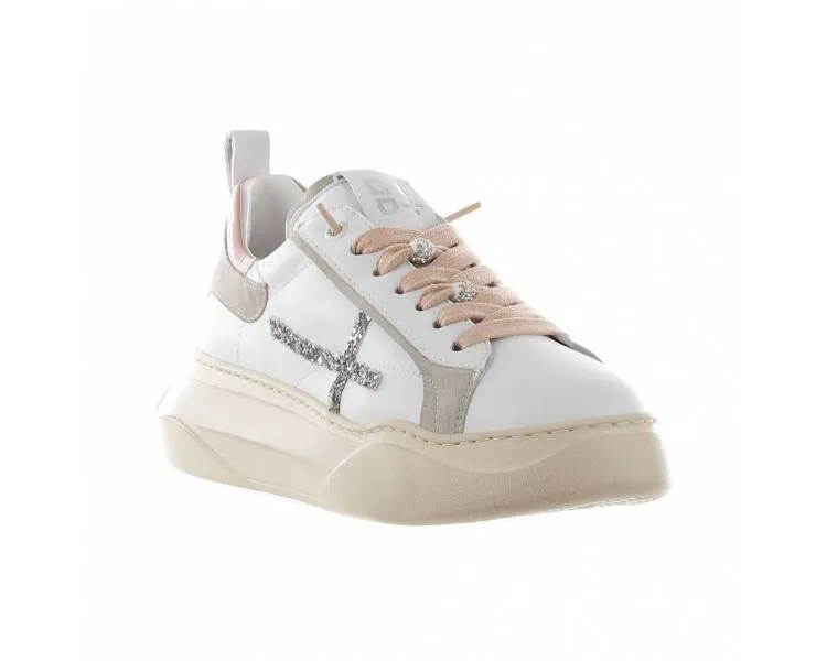 Gio+ sneakers donna con logo in glitter