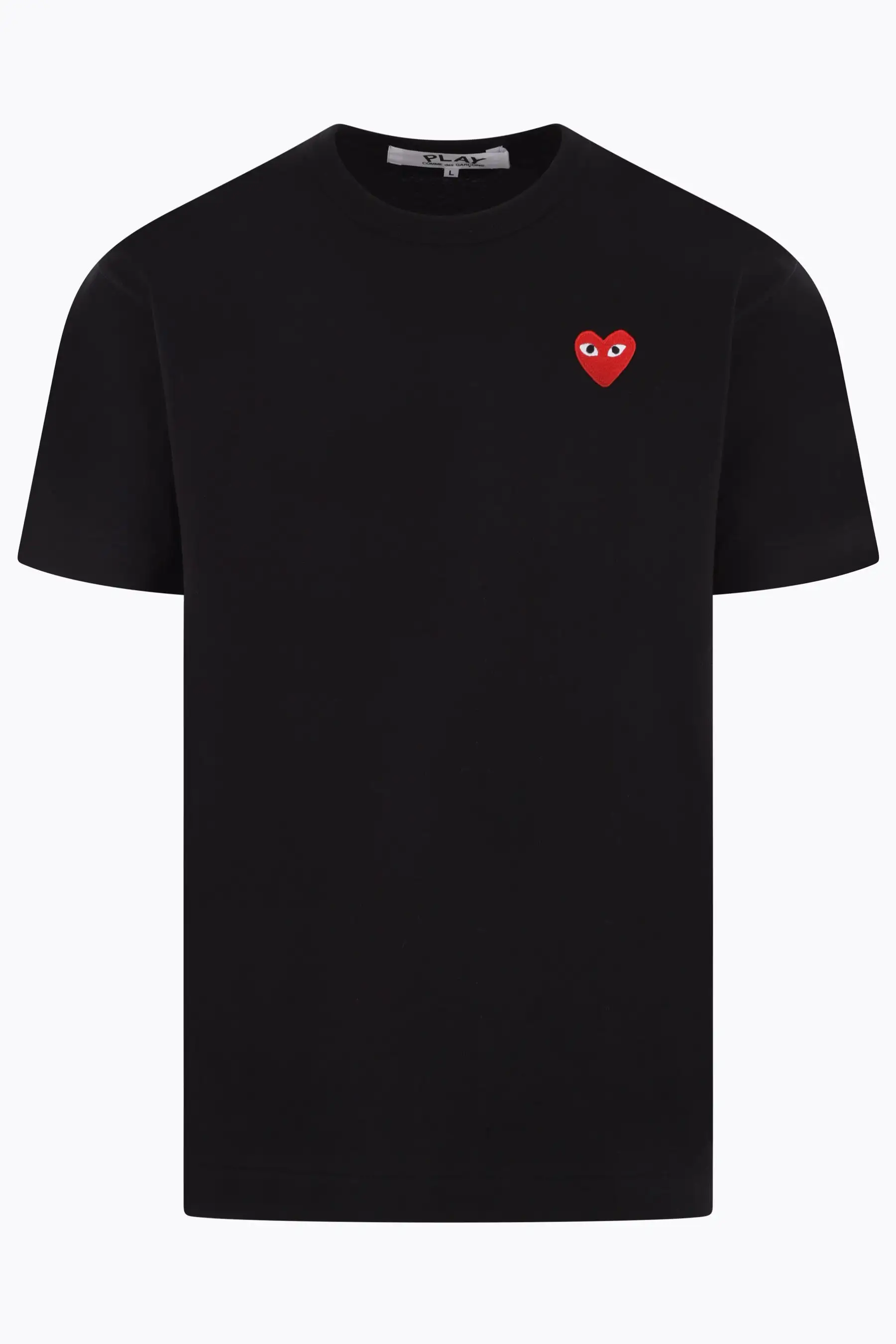 Heart logo patch cotton t-shirt