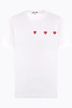 Heart logo print cotton t-shirt