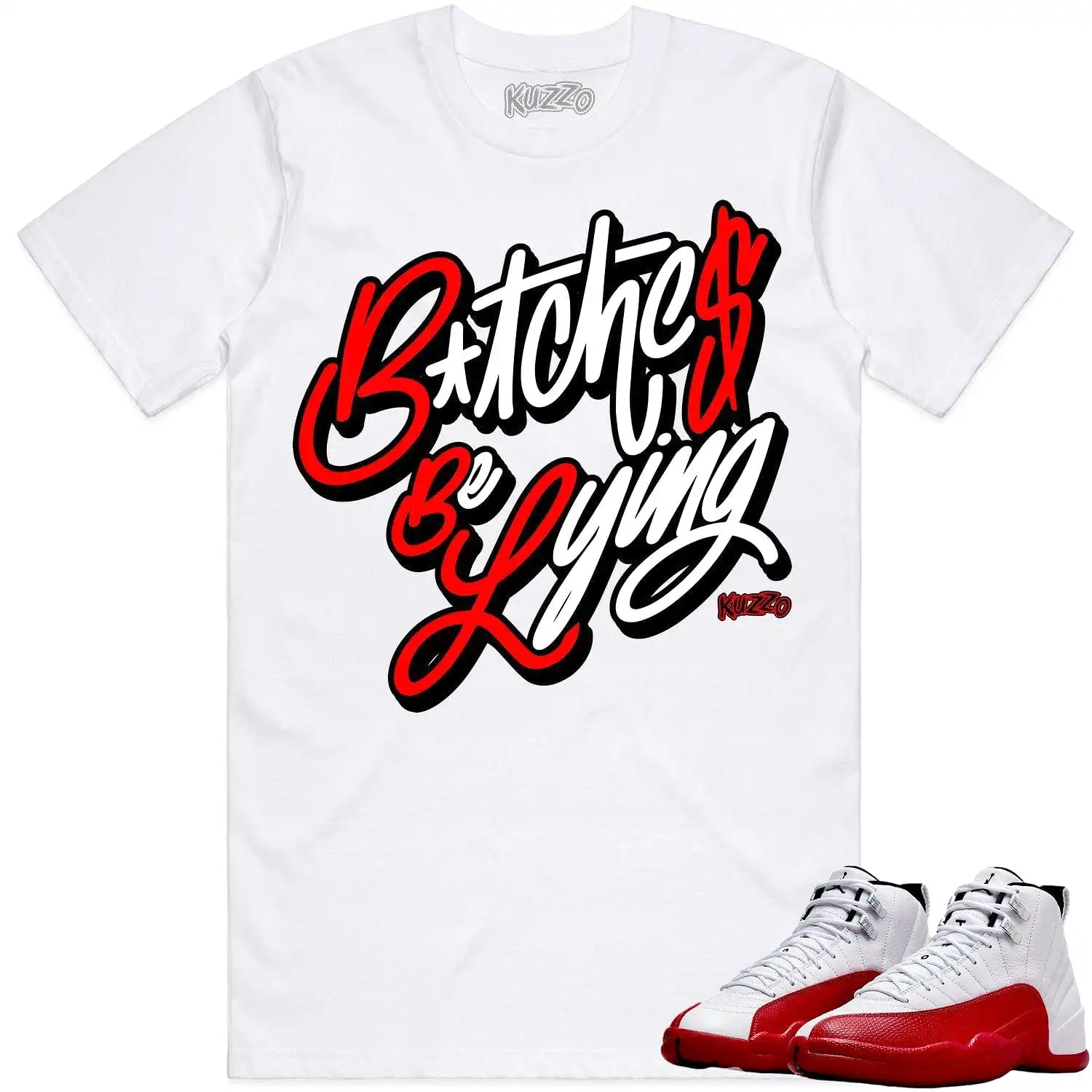 Jordan 12 Cherry 12s Shirt to Match - RED BBL