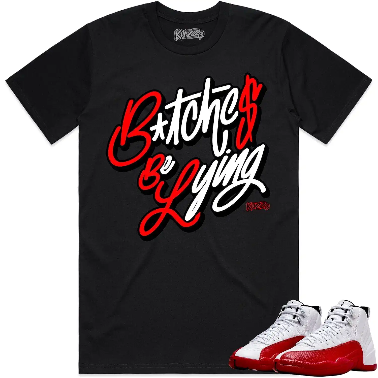 Jordan 12 Cherry 12s Shirt to Match - RED BBL