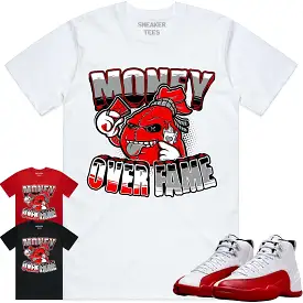 Jordan 12 Cherry 12s Shirt to Match - RED MOF