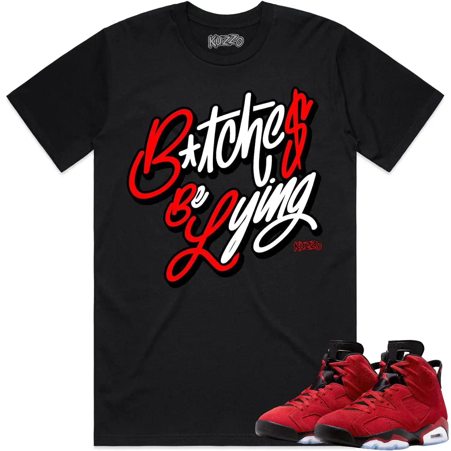 Jordan 6 Toro Bravo 6s Shirt to Match - RED BBL