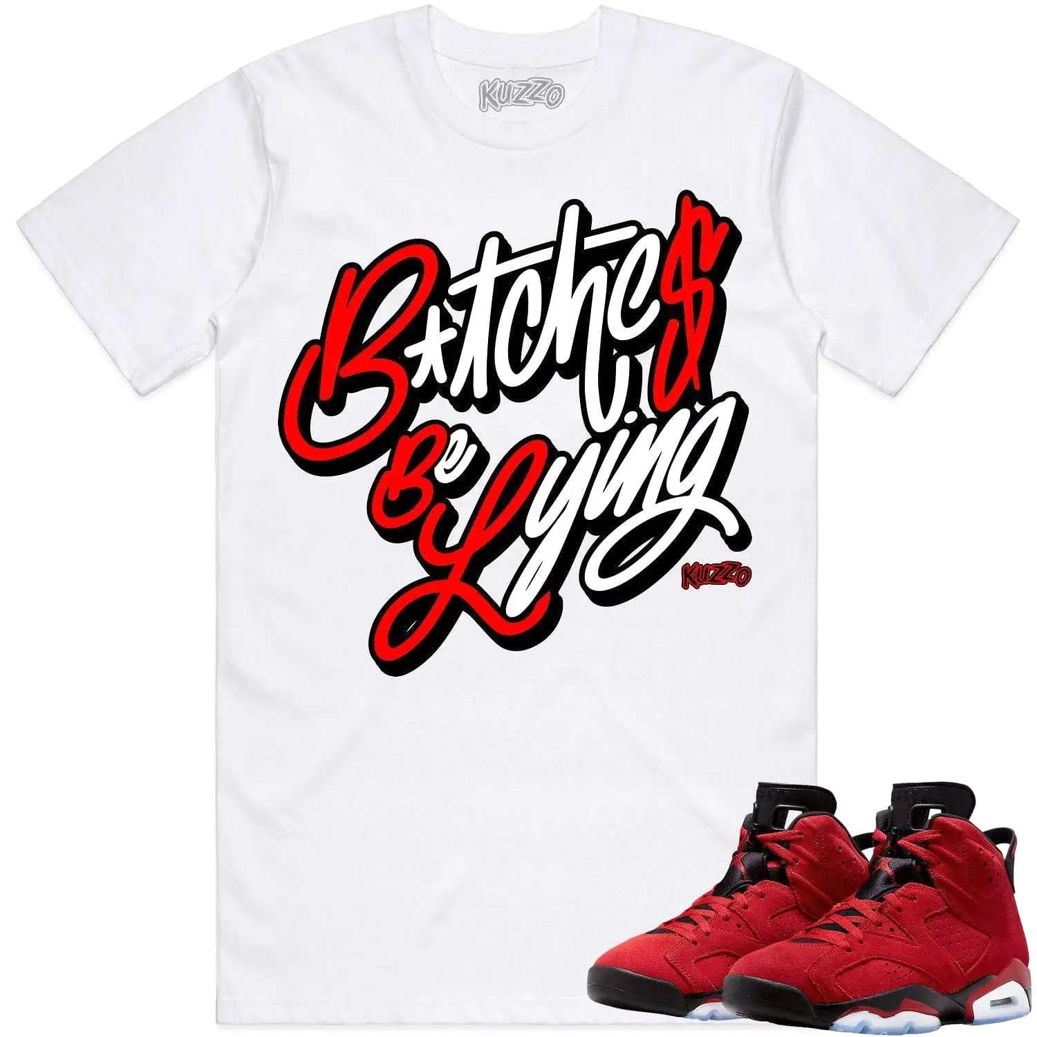 Jordan 6 Toro Bravo 6s Shirt to Match - RED BBL